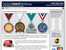 Tablet Screenshot of customawardmedals.com